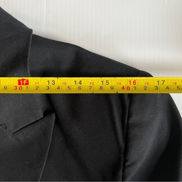 ZARA BASIC BLAZER BLACK SIZE 12 | 8372/380/800 - Picture 10 of 12